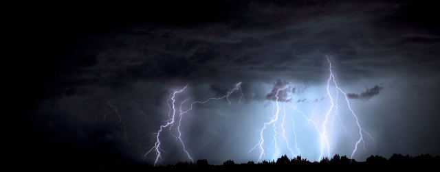 Lightning And Dark Clouds